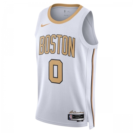 Nike Boston Celtics Jayson Tatum White Jersey - City Edition