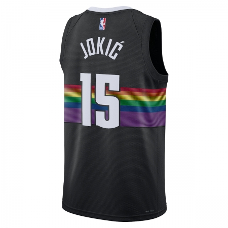 Nike Denver Nuggets Nikola Jokic Black Jersey - City Edition