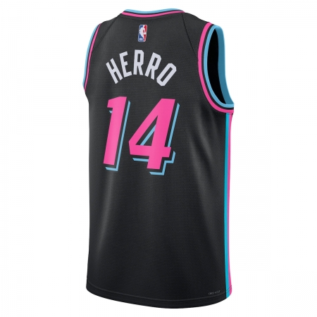 Nike Miami Heat Tyler Herro Black Jersey - City Edition