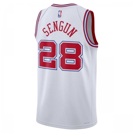Nike Houston Rockets Alperen Sengun White Jersey - City Edition