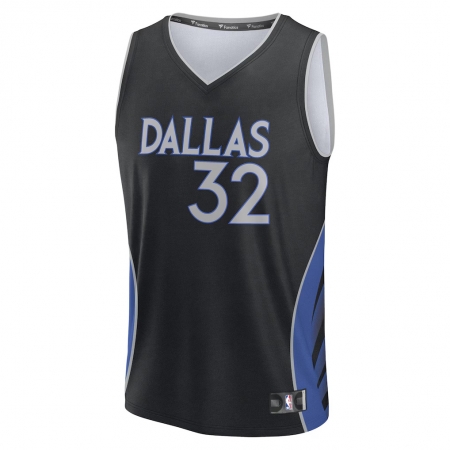 Fanatics Dallas Mavericks Cooper Flagg Black City Edition Fast Break Jersey