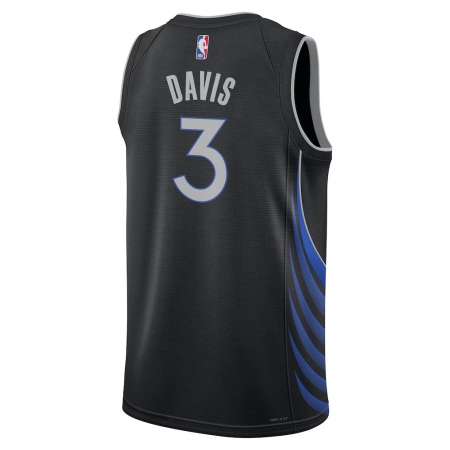 Nike Dallas Mavericks Anthony Davis Black Jersey - City Edition