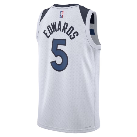 Nike Minnesota Timberwolves Anthony Edwards White Jersey - Association Edition