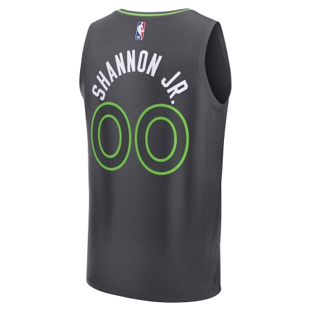 Fanatics Minnesota Timberwolves Terrence Shannon Jr. Charcoal Fast Break Player Jersey - Statement Edition