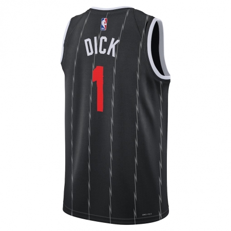 Nike Toronto Raptors Gradey Dick Black Jersey - City Edition