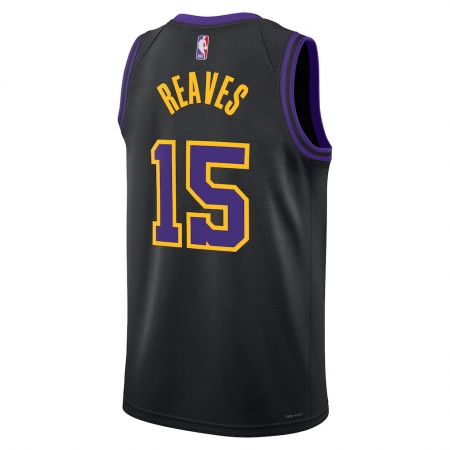 Nike Los Angeles Lakers Austin Reaves Black Jersey - City Edition