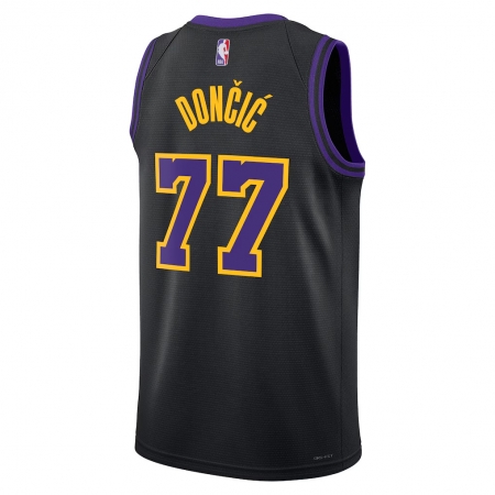 Nike Los Angeles Lakers Luka Doncic Black Jersey - City Edition