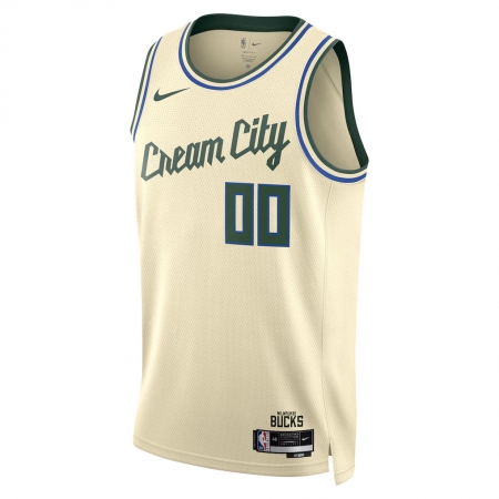 Nike Milwaukee Bucks Cream City Edition Jersey