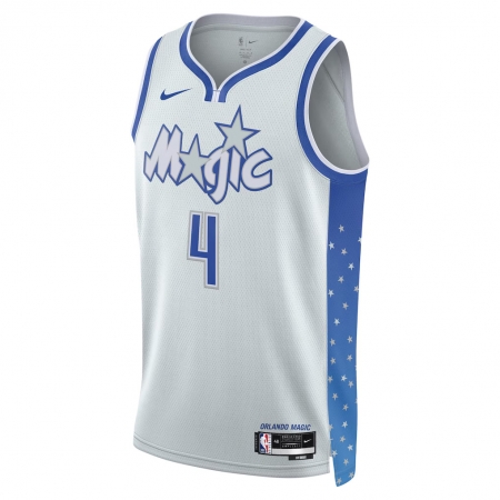 Nike Orlando Magic Jalen Suggs Silver Jersey - City Edition
