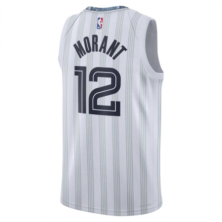 Nike Memphis Grizzlies Ja Morant White Jersey - City Edition
