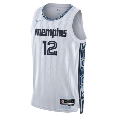 Nike Memphis Grizzlies Ja Morant White Jersey - City Edition