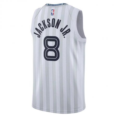 Nike Memphis Grizzlies Jaren Jackson Jr. White Jersey - City Edition