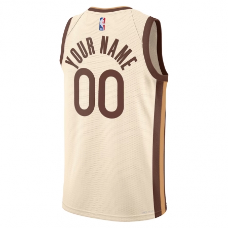 Nike Golden State Warriors Tan Jersey - City Edition