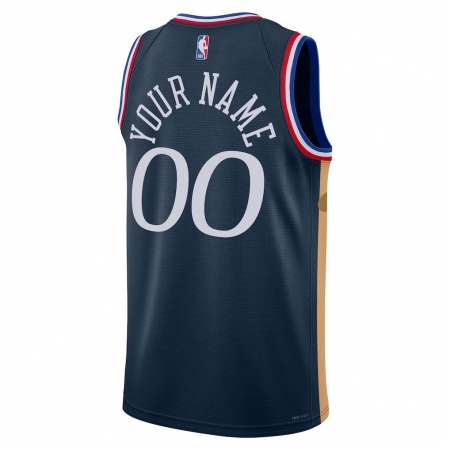 Nike Philadelphia 76ers Navy City Edition Jersey