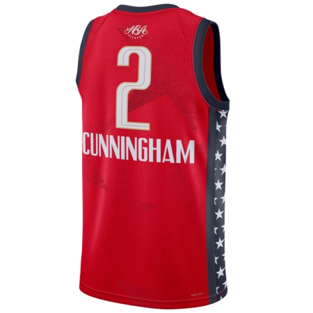 Jordan Brand Cade Cunningham Red 2026 NBA All-Star Game Jersey