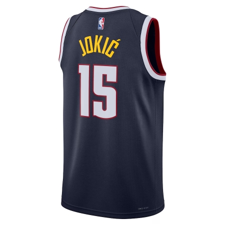 Nike Denver Nuggets Nikola Jokic Navy Jersey - Icon Edition