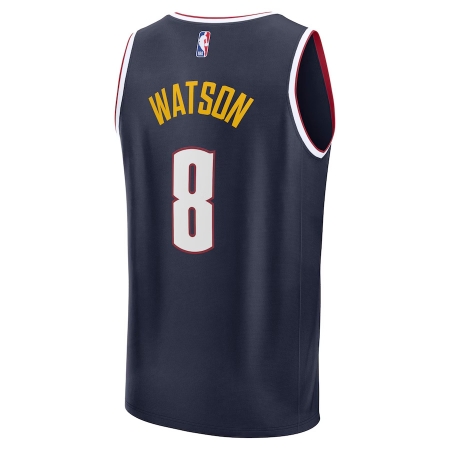 Fanatics Denver Nuggets Peyton Watson Navy Fast Break Player Jersey - Icon Edition