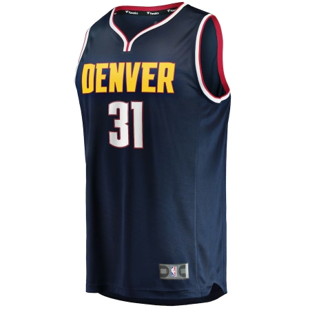 Fanatics Denver Nuggets Vlatko Cancar Navy Fast Break Jersey - Icon Edition