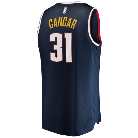 Fanatics Denver Nuggets Vlatko Cancar Navy Fast Break Jersey - Icon Edition