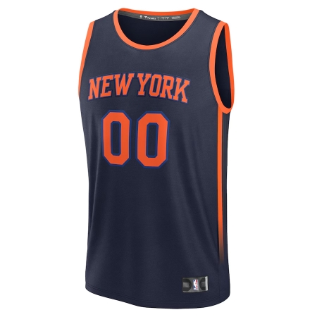 Fanatics New York Knicks Navy Fast Break Jersey - Statement Edition