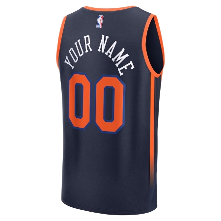 Fanatics New York Knicks Navy Fast Break Jersey - Statement Edition