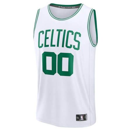 Fanatics Boston Celtics White Fast Break Jersey - Association Edition