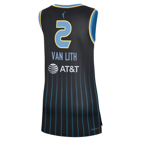 Nike Chicago Sky Hailey Van Lith Black WNBA Draft Explorer Edition Victory Jersey