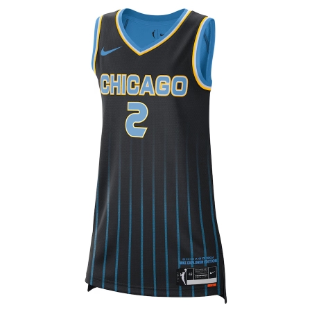 Nike Chicago Sky Hailey Van Lith Black WNBA Draft Explorer Edition Victory Jersey